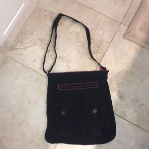 Black with hot pink old navy crossbody bag